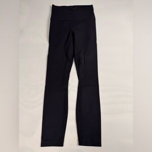 Lululemon Wunder Under Hi-Rise Full-On Luon 25" Black Womens 4 Retail $98